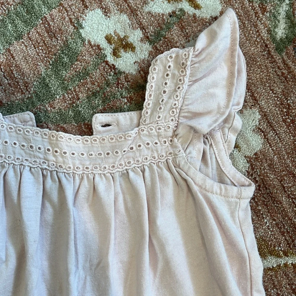 GAP Kids' Light Pink Ruffle Sleeve Blouse